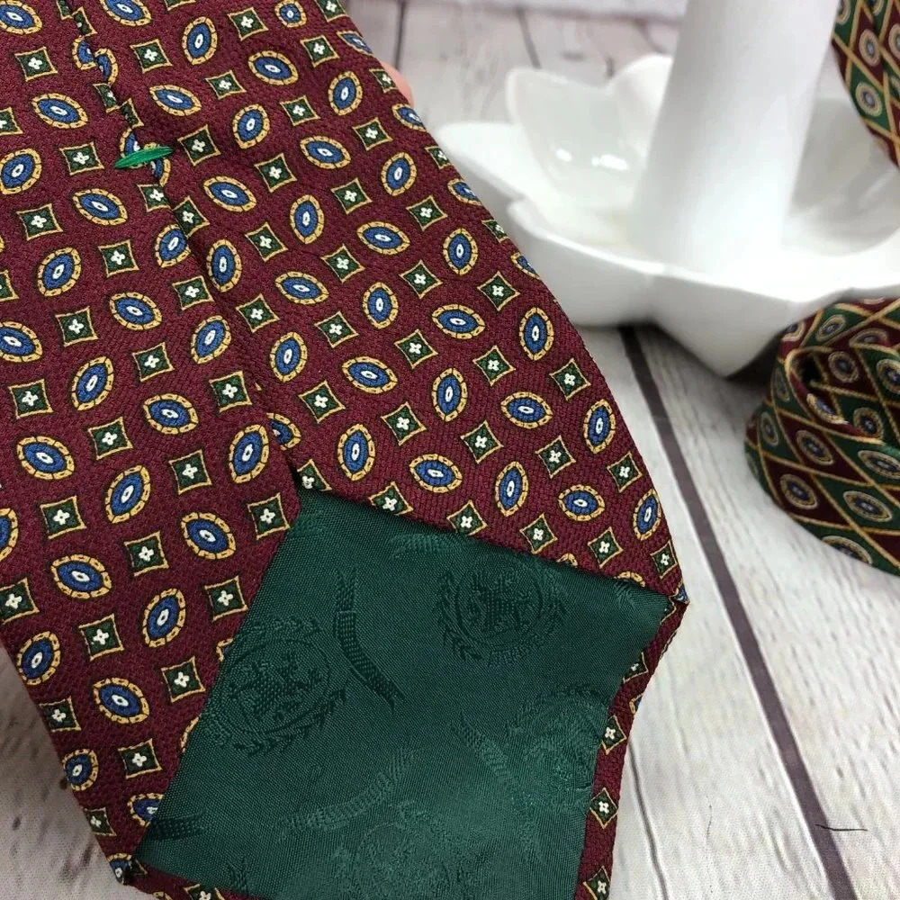vintage tommy hilfiger silk tie preppy business office - Picture 5 of 7